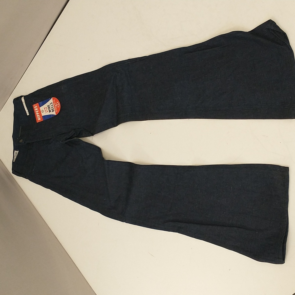 Deadstock Vintage Madewell Denim Blue Jeans 100% Cotton Hippers Wide Bell USA